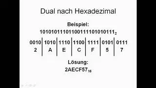 Guido Gerst   Zahlensysteme umrechnen Dual und Hexadezimal
