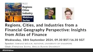 Regions, Cities & Industries from a Financial Geography Perspective: Insights from Atlas of Finance