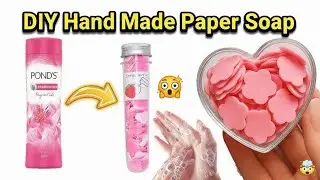 DIY Hand Made Paper Soap at Home 🧼 | Homemade Paper Soap Kaise Banaye?