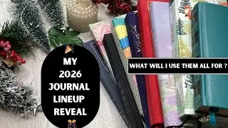 My 2026 Journal Lineup REVEAL🎉🎊 - The Wait is over ! @ArcherandOlive @liveloveposh #journalwithme