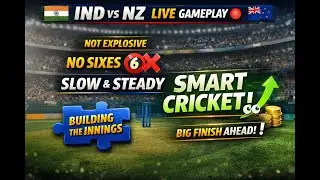 IND vs NZ Live Gameplay 🔴| Not Explosive 🏏| Let's play Sensible cricket 👀 - Subscribe🔔& Like👍🏻