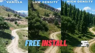 🚨 Install Lively World Expansion High Density Vegetation Mod FREE in GTA 5! 🌴 Hindi 2025