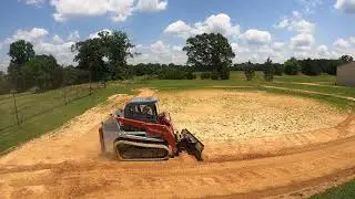 Baseball field turf prep