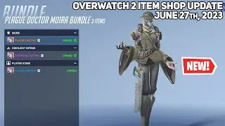*NEW* MOIRA BUNDLE & *FREE* MERCY WEAPON CHARM! Overwatch 2 Item Shop Update (June 27th, 2023)