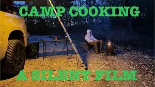 Lakefront Campfire Cooking at Beavers Bend | Silent ASMR-Style Dinner Prep