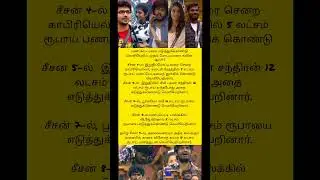 அதிக லட்சங்களை அள்ளிய போட்டியாளர் யார்? #kavin #biggboss #biggbosstamil #vinoth