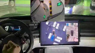 Demonstration of Xiaomi SU7's automatic parking at different difficulty levels