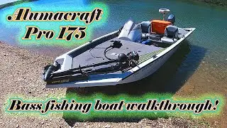 Alumacraft pro 175 bass fishing boat walkthrough!