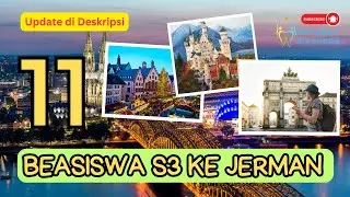 11 BEASISWA KULIAH S3 KE JERMAN