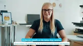 Simona stāsta par savu redzes lāzerkorekciju
