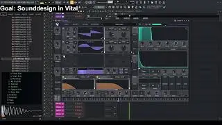 Sounddesign in Vital (FL Studio) LIVE!