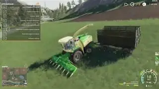 Krone BigX 580 + EasyCollect 600-2 Farming Simulator 2019