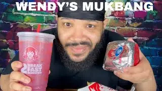 Trying Wendy&rsquo;s NEW Fish Sandwich | Mukbang &hellip;.. What&rsquo;s It Givin 🧐👀😂