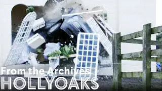 The Minibus Crashes Into the Wedding Venue | Hollyoaks from the Archives