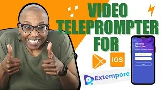 How to Use VIDEO TELEPROMPTER APP Extempore | Edie Clarke