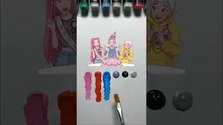 KPop Demon Hunters Rumi Zoey Mira  Color Smash 🤩 Color Guess Celebrating birthday
