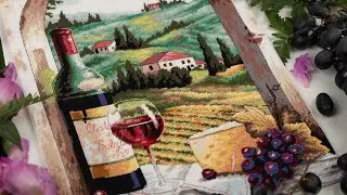 Tuscan View, Dimensions (гобелен)