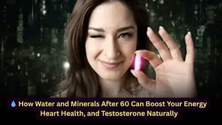 💧 How Water and Minerals After 60 Can Boost Your Energy, Heart Health, and Testosterone Naturally