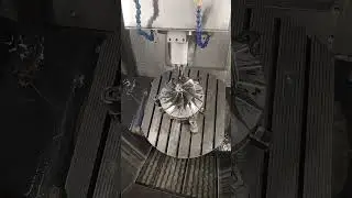 5-Axis CNC Machining- Turbo Impeller!#