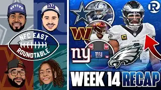 📉 NFC East Week 14 RECAP | Eagles, Cowboys, Commanders ALL LOSE, Giants On BYE