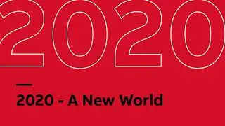 Coming soon - '2020 A New World'. Episode 1 of the Robot Podcast