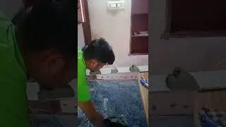 Digital vitrified tile blue shade