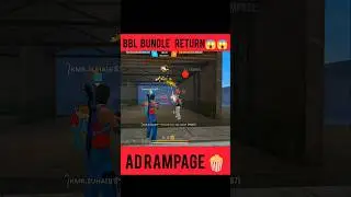 BBL BUNDLE 😱😱#adrampage #freefire #ff #gaming #gamer #comedy #ad
