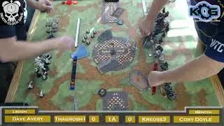Warmachine & Hordes Battle Report Recap - Kreoss3 (Menoth) vs Thagrosh1 (Legion)