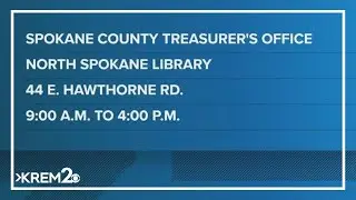 Spokane County Treasurer offering in-person property tax payment options