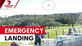 Pilot praised for emergency golf course landing | 7NEWS