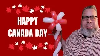 Easy Canada Day Flower Balloon - Happy Canada Day!