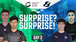 2023 PMRC MEA vs. EU | Day 2 | PUBG MOBILE Regional Clash by Gamers8