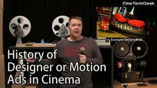 History of Designer or Motion Ads in Cinema