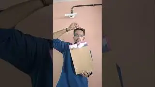 Empty Paper Bag To Flower Magic Trick SECRET 🎩🙀 #viral #shortsfeed #trending