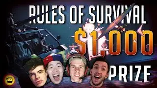$1000 RULES OF SURVIVAL TOURNAMENT GAMEPLAY (PC & Mobile)