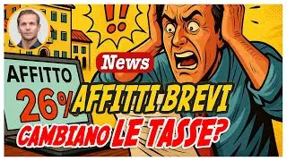 Cedolare secca AFFITTI BREVI: come cambiano le tasse? | Avv. Angelo Greco
