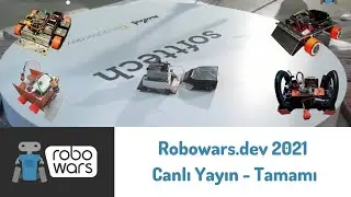 Robowars.dev 2021 - Mobil Kontrollü Robot Savaşı - Canlı Yayın - Tamamı