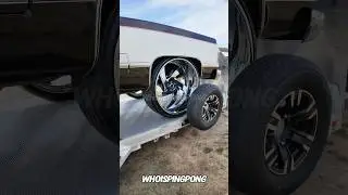 C10 truck on 30&rdquo; Forgiato wheels