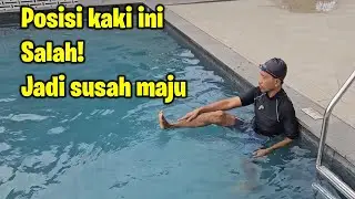 Gerakan kaki salah dalam gaya bebas. Begini cara memperbaikinya
