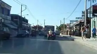 Laganas Zakynthos Main Road to Hotel Majestic