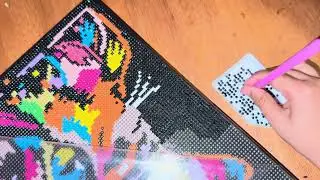 Sparkle gem art challenge part 2 | kids art fun | veom's gem art journey ✨💎#diy #craft #art