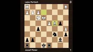 Lajos Portisch vs Jozsef Pinter | HUN-ch 1984 | Round 4