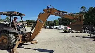 Case 580N Loader Backhoe, 2014 - Enclosed Cab, Pilot Controls