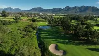 Fancourt Hotel and Country Club Estate - drone aerial video - Montagu Hole#06