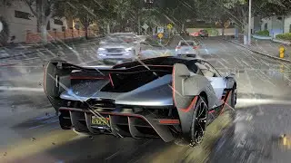 GTA 5 Maxed Out Realistic Graphics Mod With Enhanced Weather Showcases On RTX4090 Ultra Settings