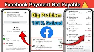 Facebook Payment Not Payable ⚠️ Facebook payment Not Paid 😥 Problem fixed 🔥