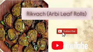 Crispy Rikvach UP Style Arbi Leaf Rolls Recipe. #Rikvach #TraditionalFood #youtube #HomemadeSnack