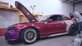 Krowd Control - Drift Mustang Wrap Removal