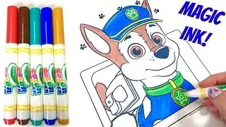 Paw Patrol Chase Crayola Color Wonder Magic