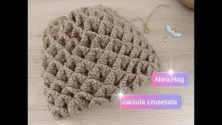 Caciula - model piele de crocodil